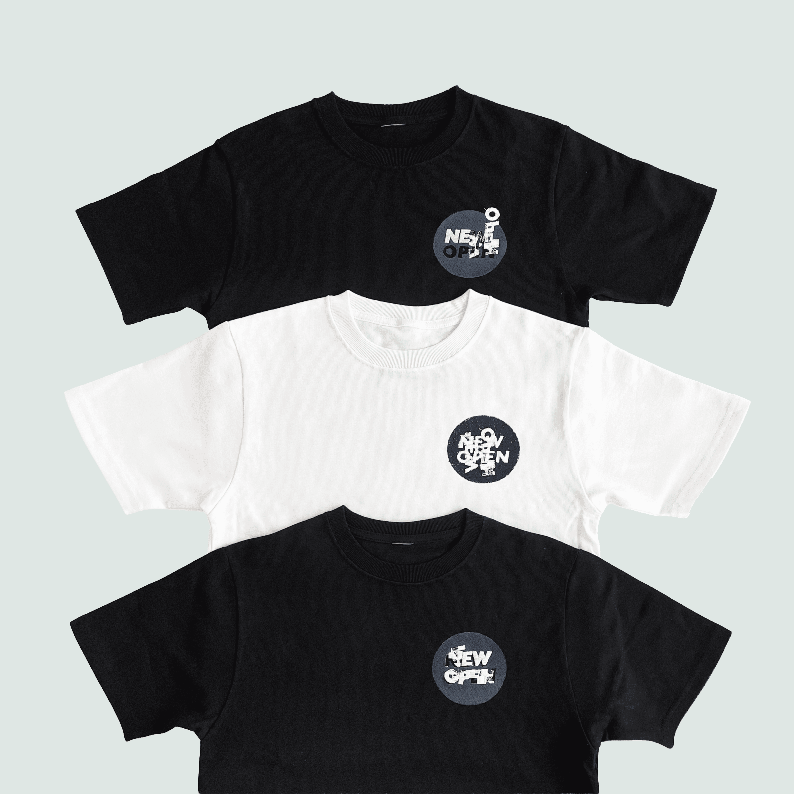 NUKEME×NEW OPEN グリッチ刺繍Tシャツ – ニューオープン NUKEME×NEW OPEN グリッチ刺繍Tシャツ – ニューオープン