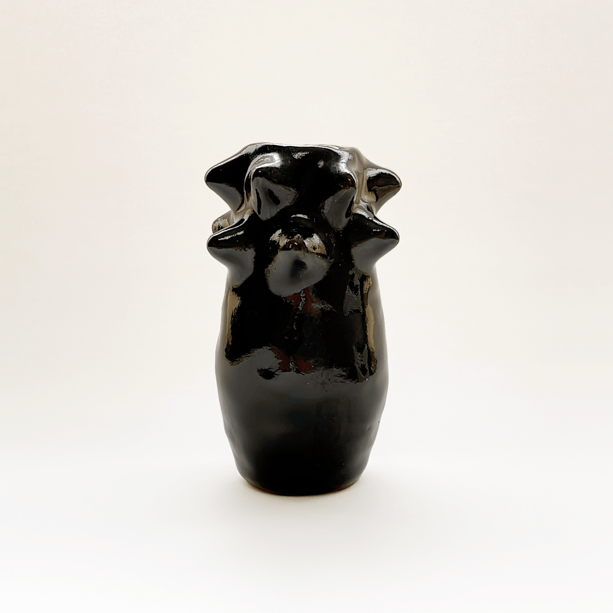 Satoko Kako / Spicky vase (black)