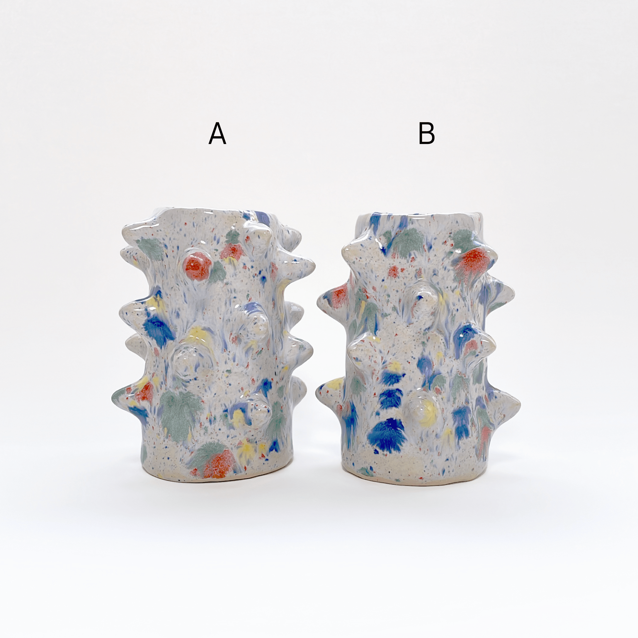Satoko Kako / Spicky vase (colourful dots)