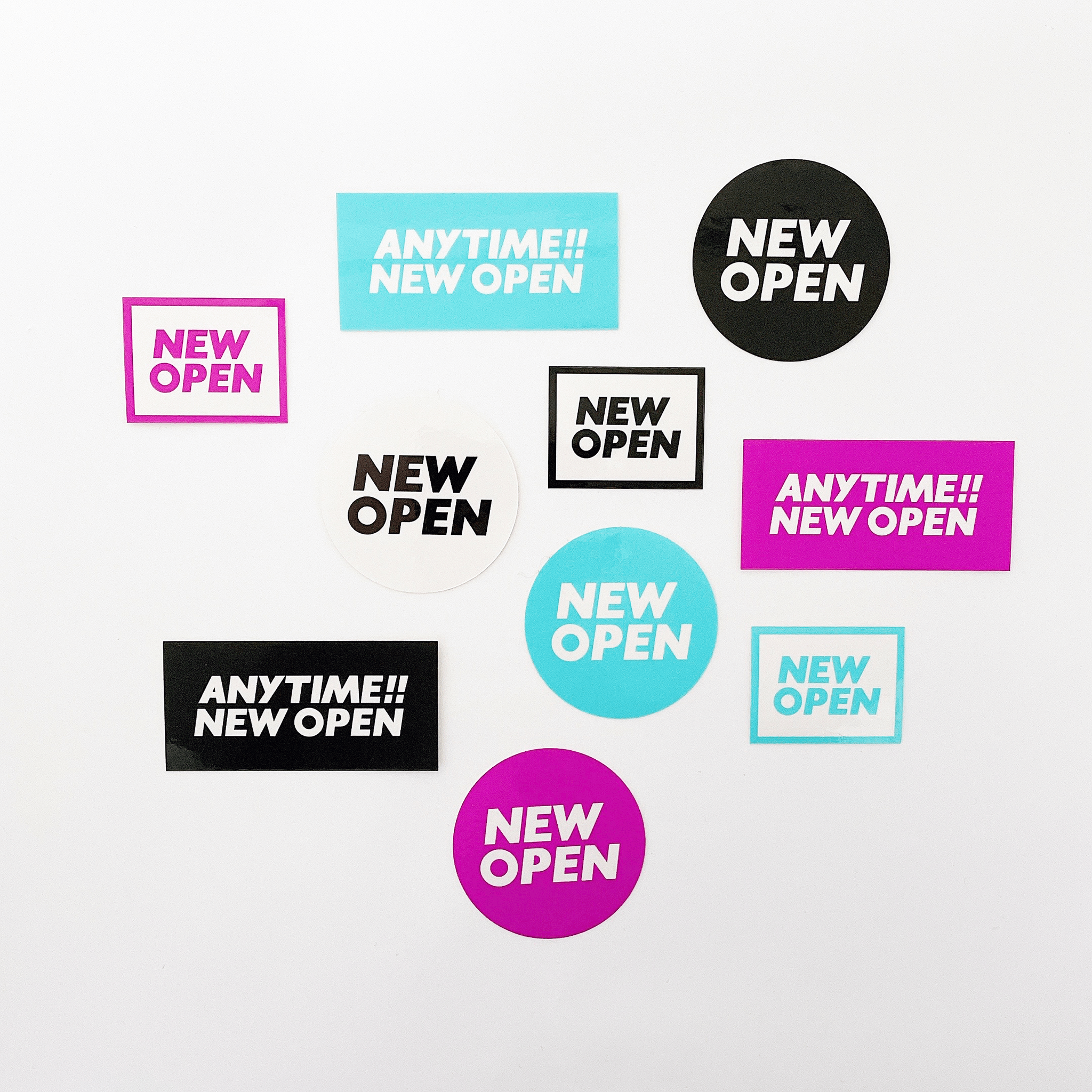 NEW OPEN ステッカー