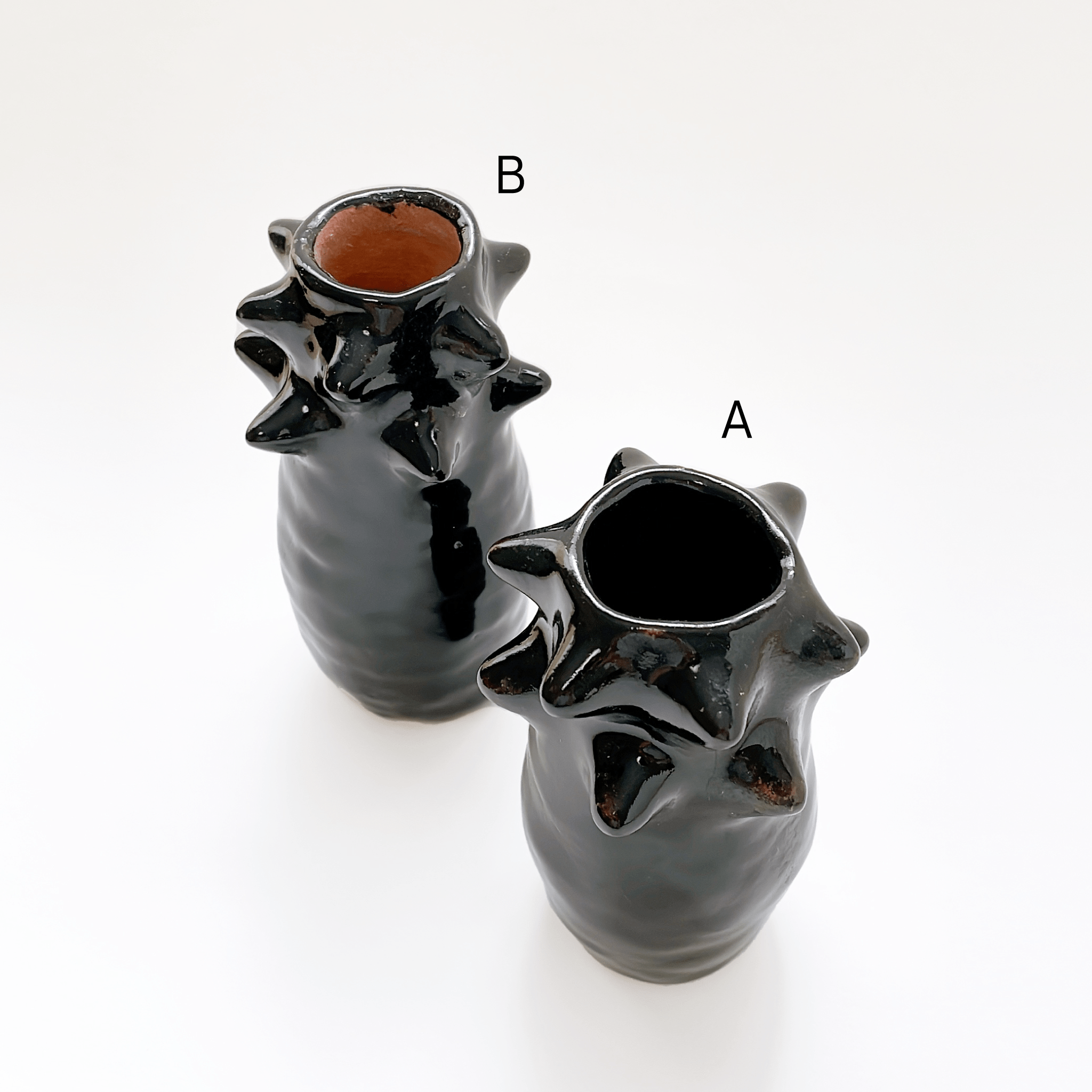 Satoko Kako Spicky vase (black)